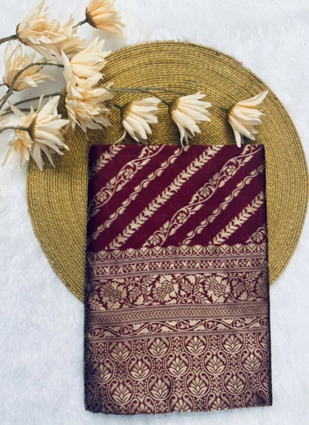 KT 5 Banarasi Soft Silk Fancy Saree Wholesale Market In Surat
